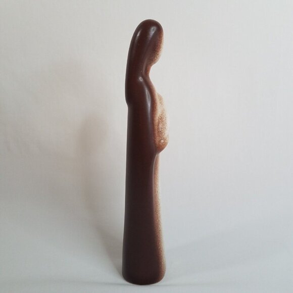 Howard Pierce 13.25" Madonna Mother and Child Porcelain Figurine Christmas Brown - Picture 8 of 16